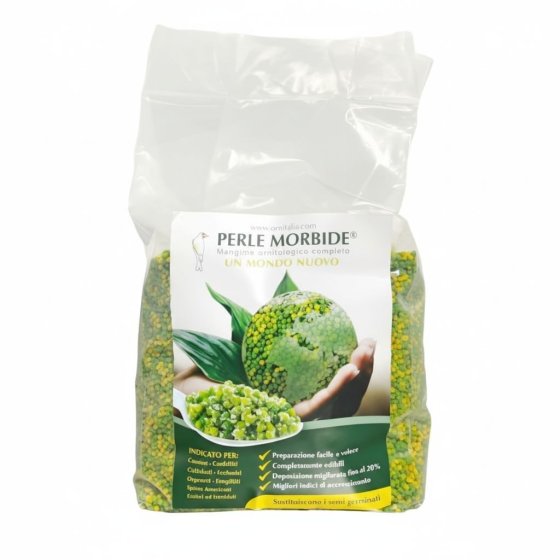 Perle Morbide 4 kg – Perlas Germinadas para Aves – Alimento Completo y Húmedo para Cría y Muda –